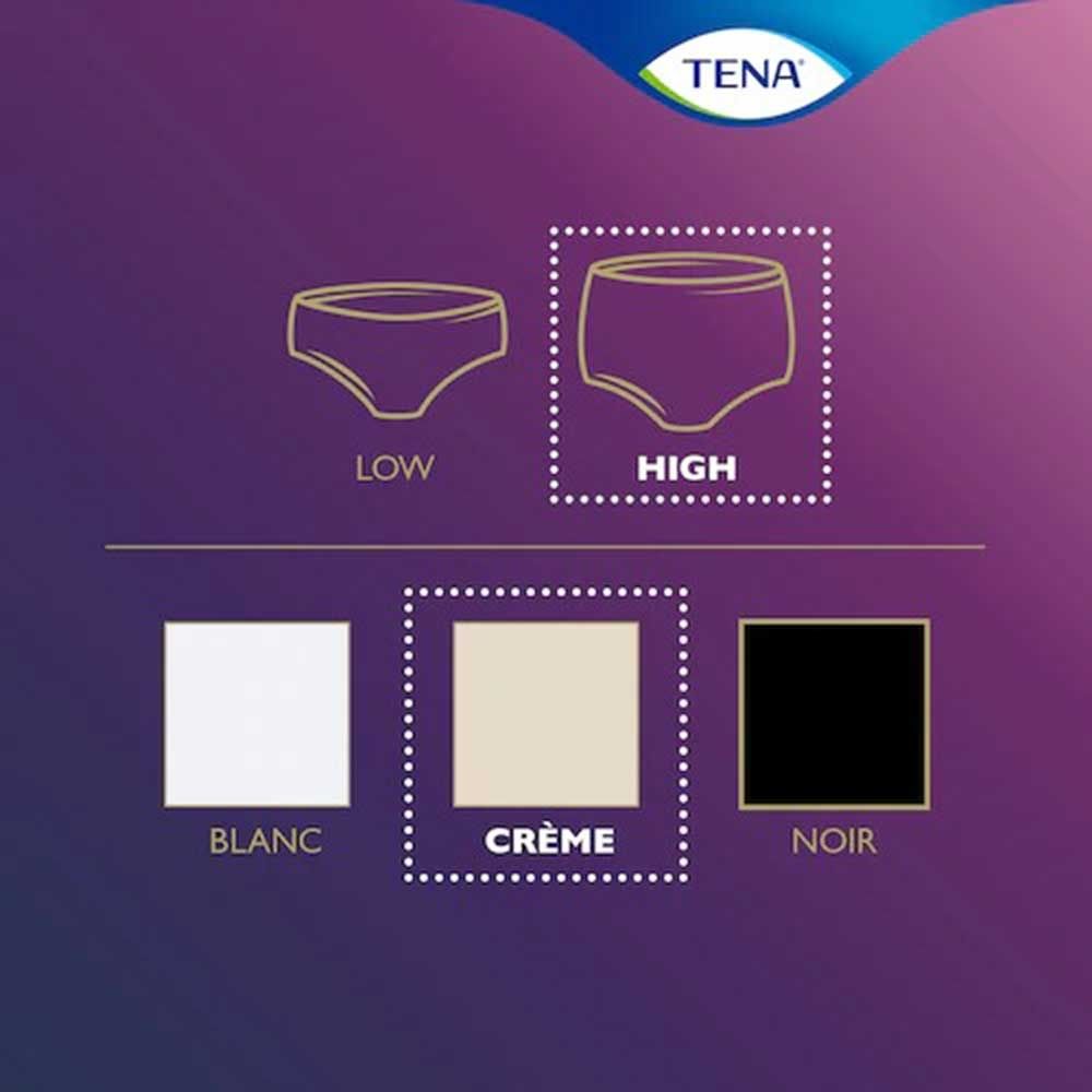 TENA Silhouette Plus Creme High Waist Pants Large (1010ml)
