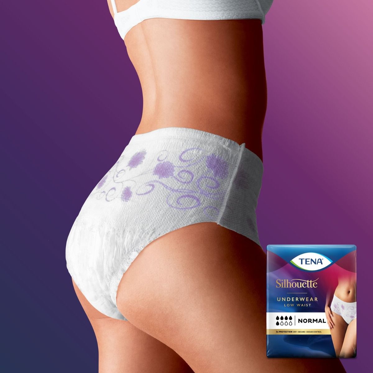 TENA Incontinence & Postpartum Underwear for Women, Super Plus Absorbency -  Large - 64 Count