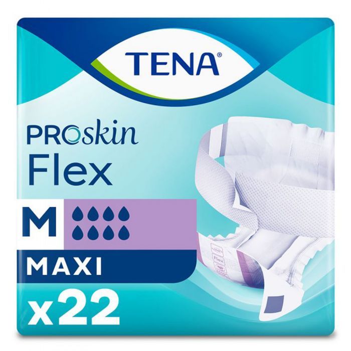 Tena Flex Maxi Proskin Medium Pack Of 22