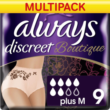 Always Discreet Boutique Pants Plus - Large - Case Saver - 2 Packs