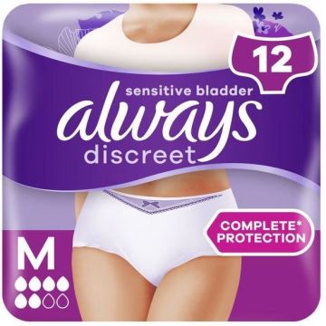 Always Discreet Pants Normal - Medium - 12 Pack