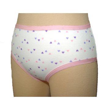 Girls Concealed Padded Pant | 215mls | Hearts Pattern | Age 9-10